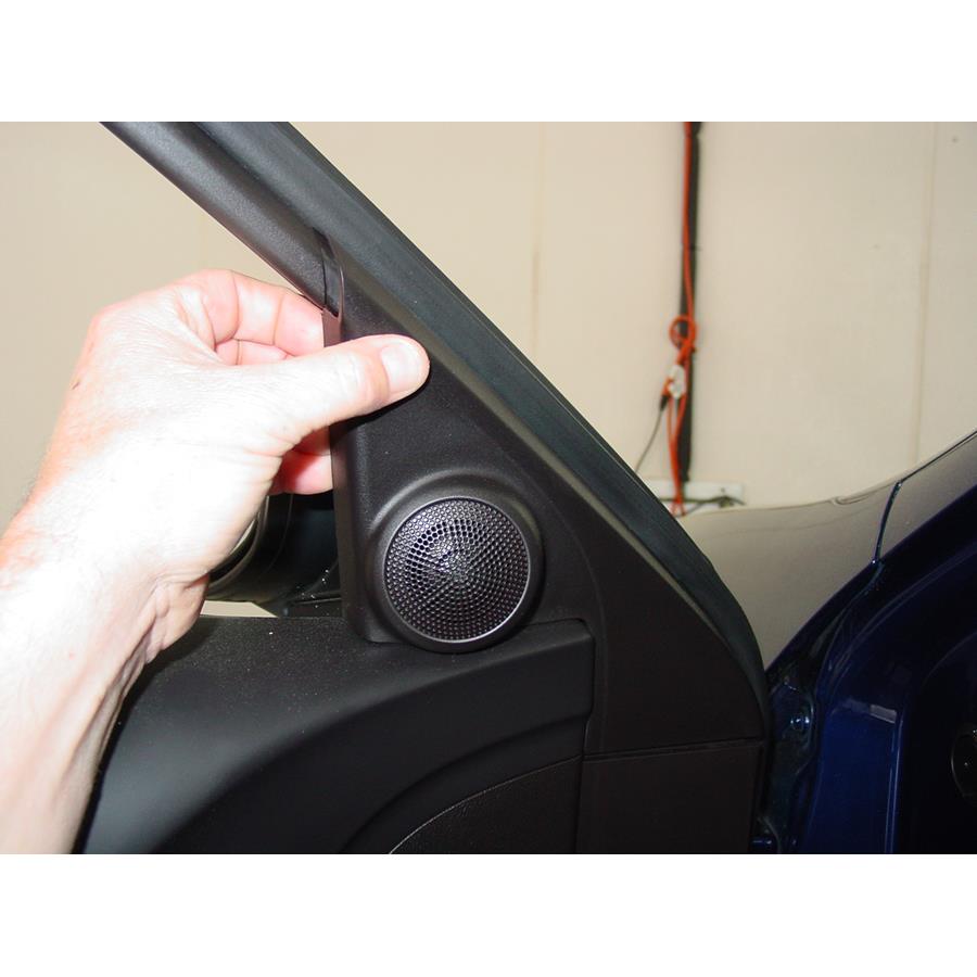 2012 Acura TSX Front door tweeter location