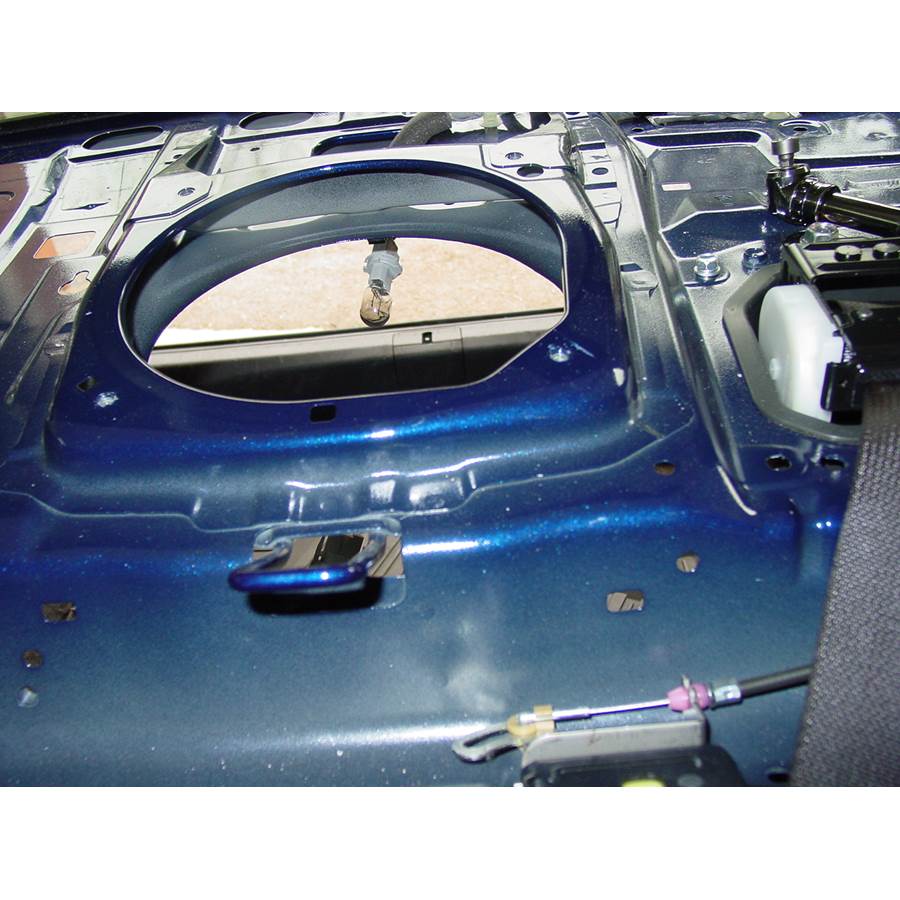 2009 Acura TSX Rear deck center speaker removed