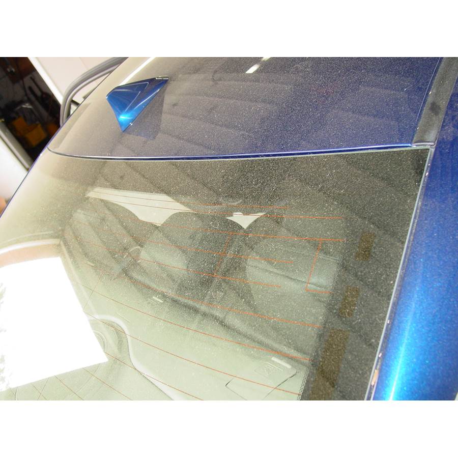 2011 Acura TSX Rear deck speaker location