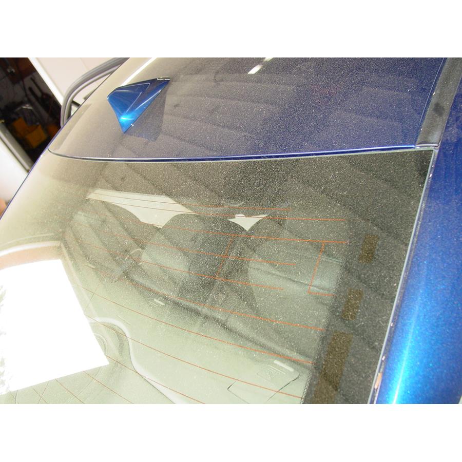 2014 Acura TSX Rear deck speaker location