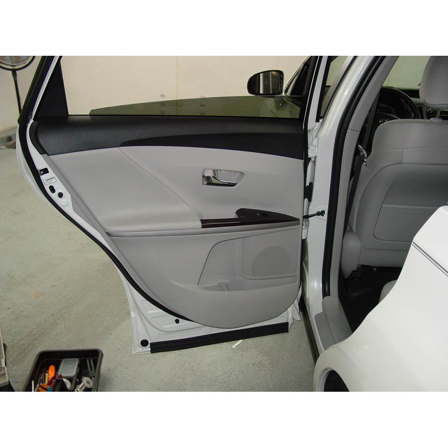 2012 Toyota Venza Rear door speaker location