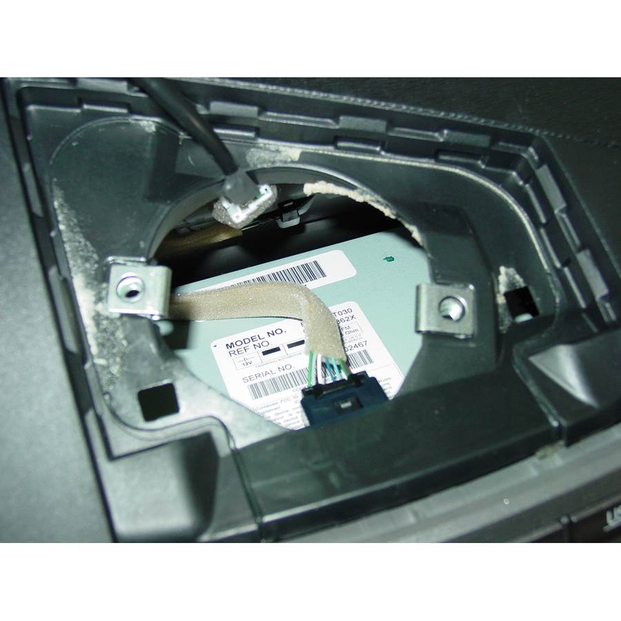 2014 Toyota Venza Center dash speaker removed