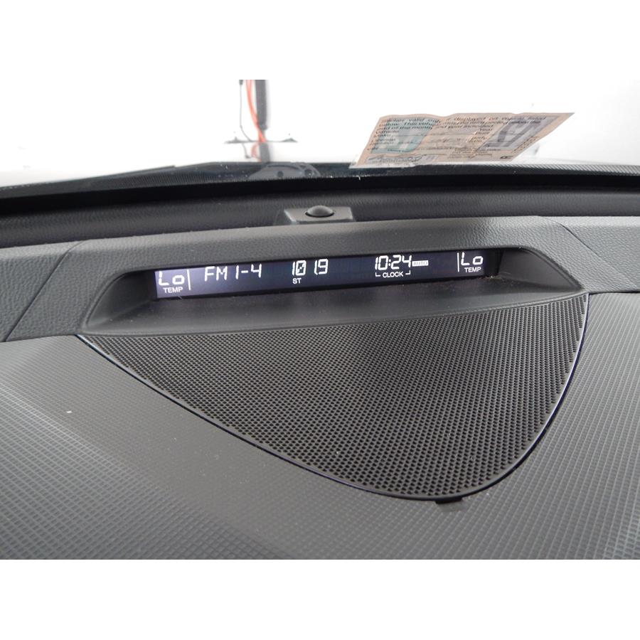 2010 Acura RDX Center dash speaker location