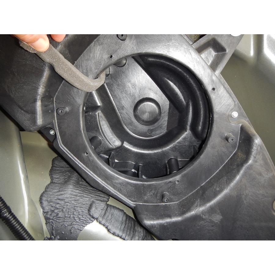 2012 Acura RDX Far-rear side speaker removed