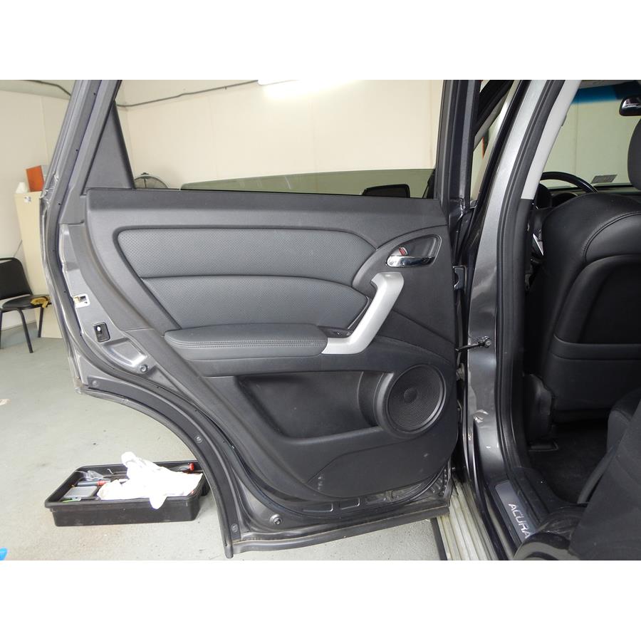 2012 Acura RDX Rear door speaker location