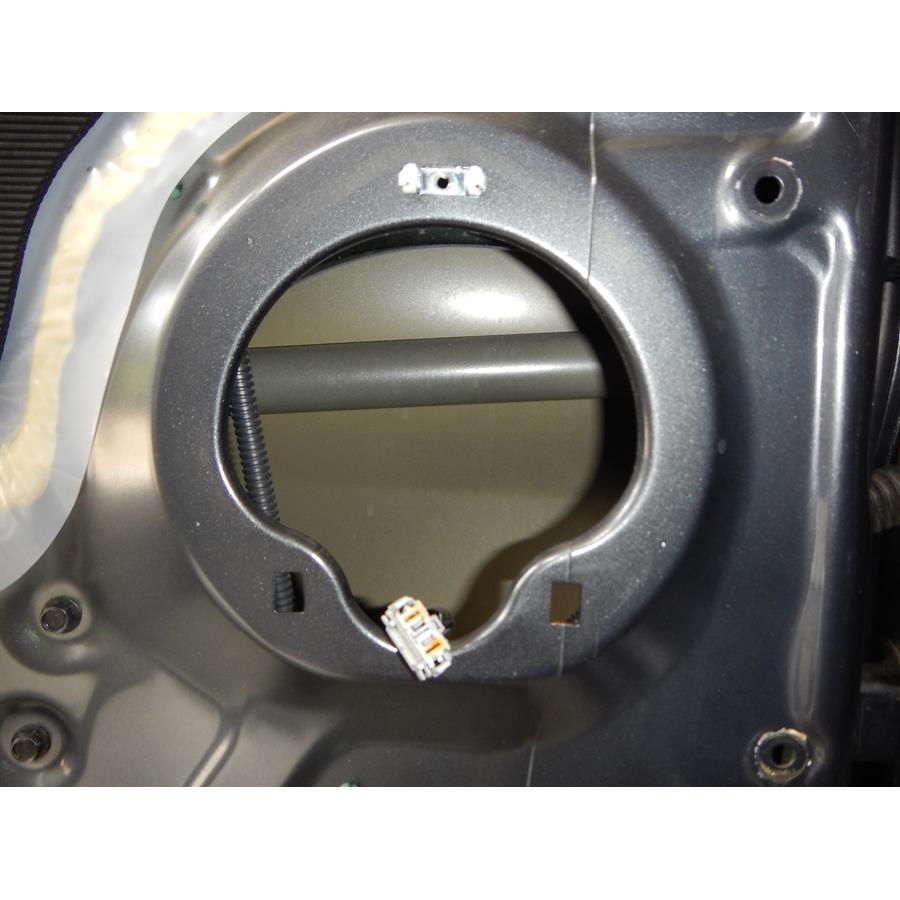 2012 Acura RDX Rear door speaker removed