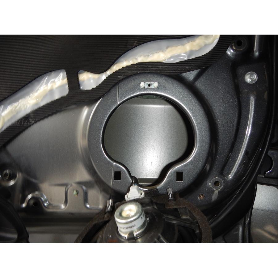 2012 Acura RDX Front door woofer removed