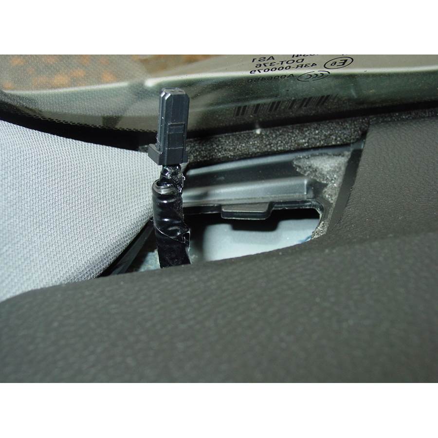 2012 Acura MDX Dash speaker removed