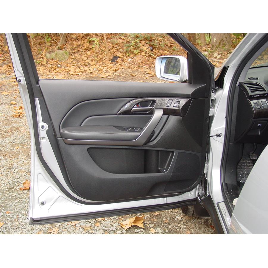 2012 Acura MDX Front door speaker location