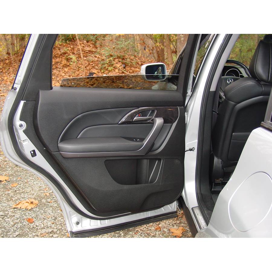 2007 Acura MDX Rear door speaker location