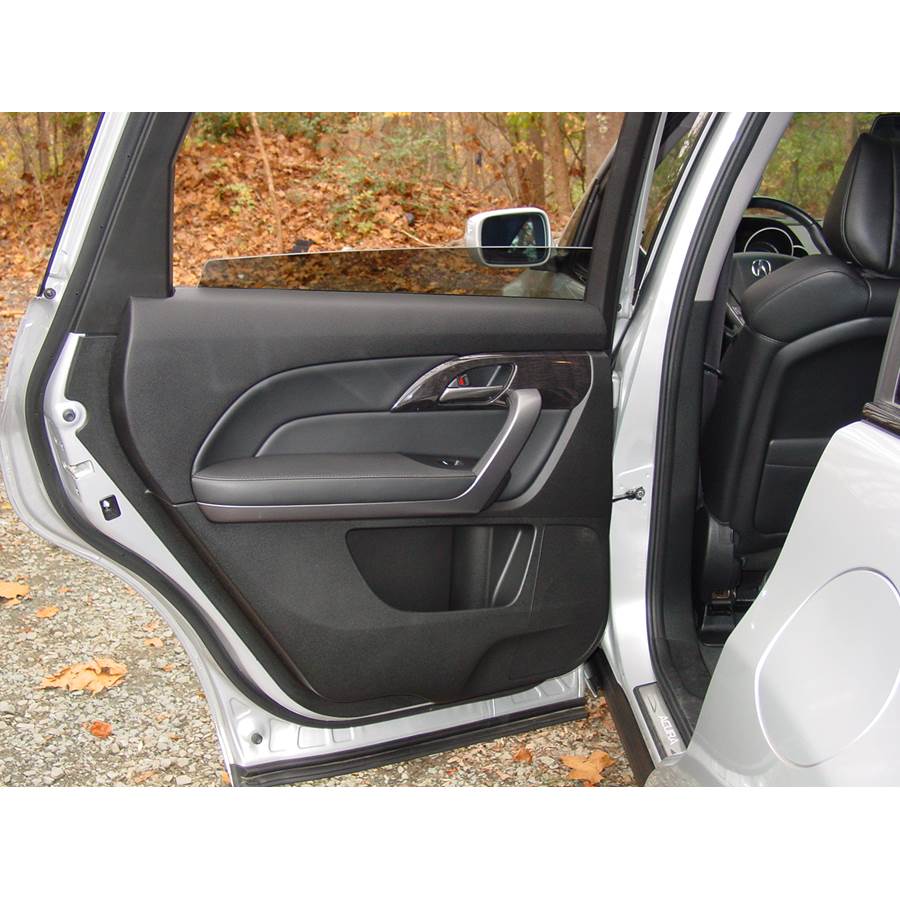 2008 Acura MDX Rear door speaker location
