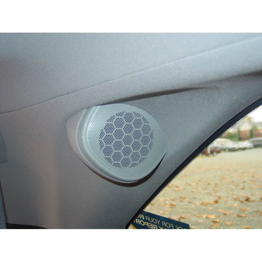 2010 Acura MDX Rear pillar speaker location