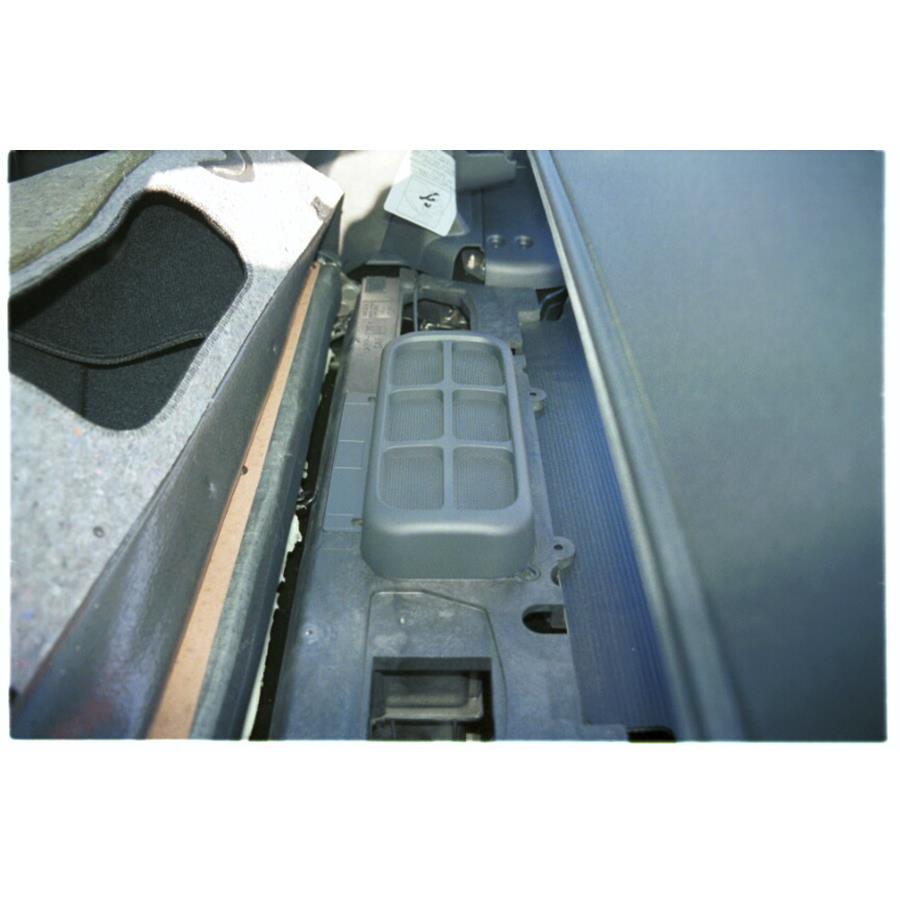 1998 Toyota Supra Under cargo floor speaker location