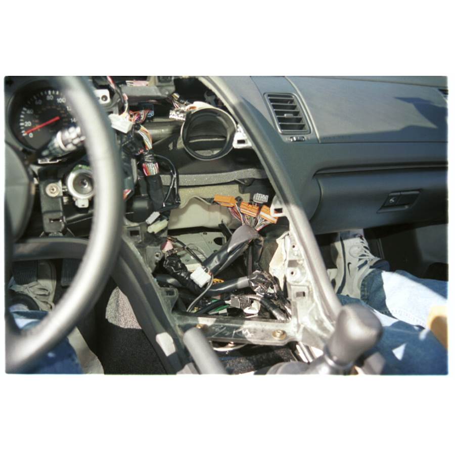 1996 Toyota Supra Factory radio removed