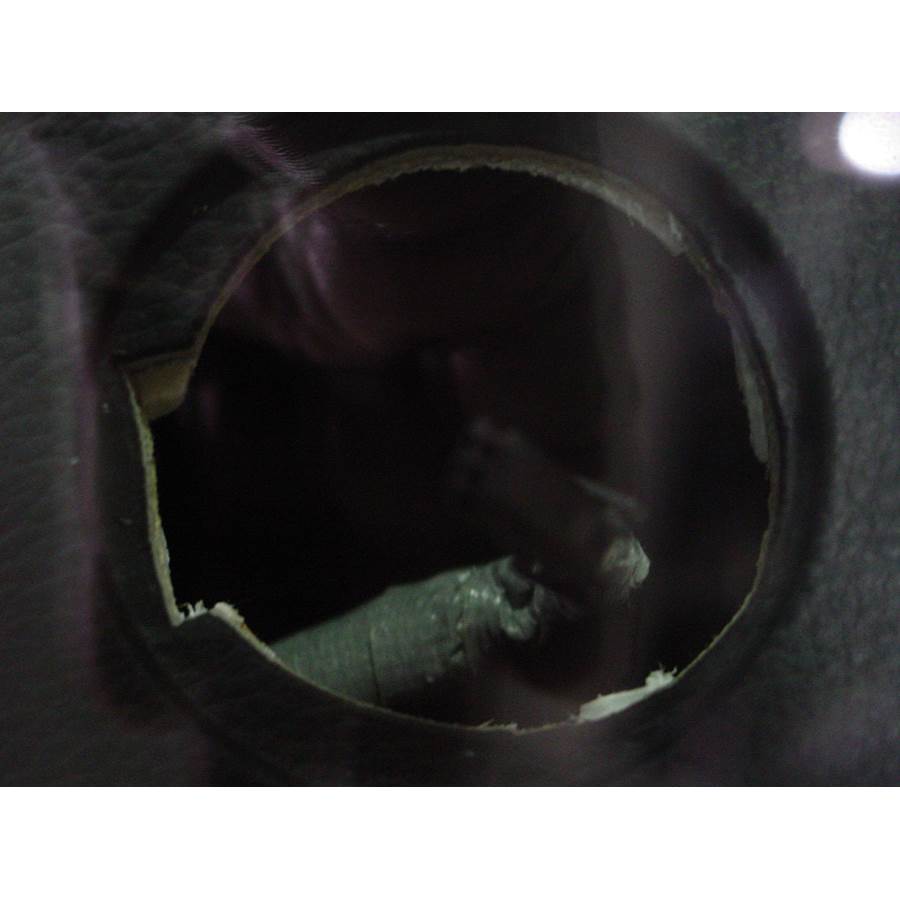 2005 Acura TSX Dash speaker removed