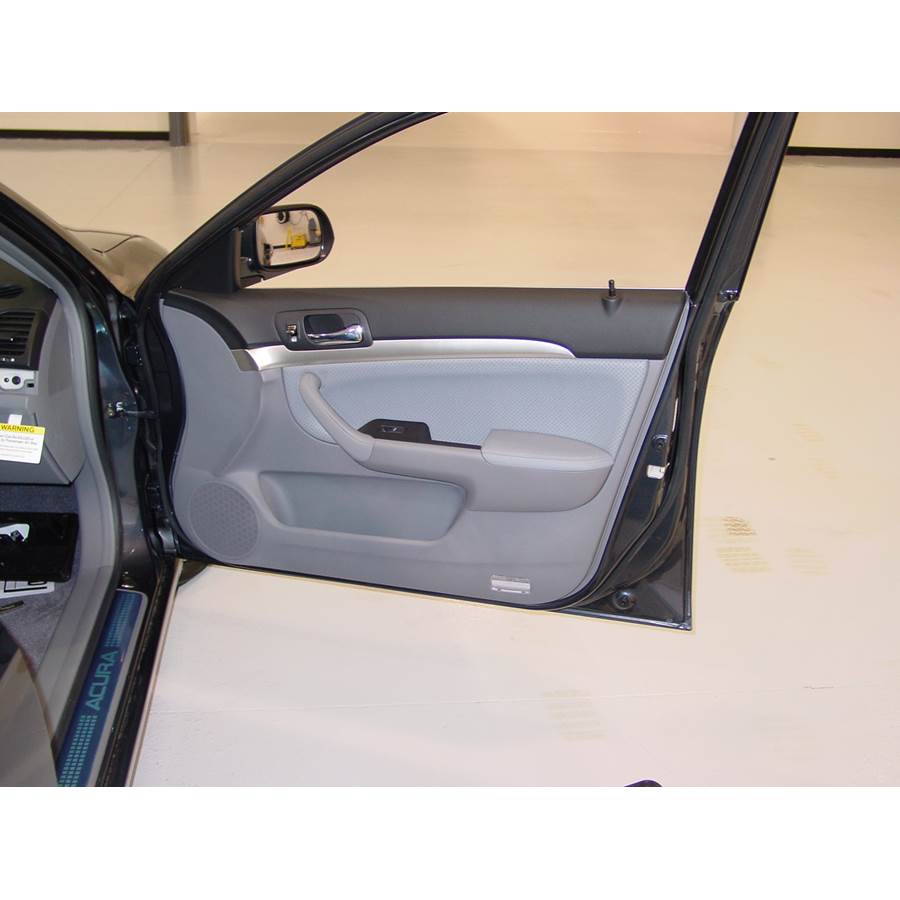 2004 Acura TSX Front door speaker location
