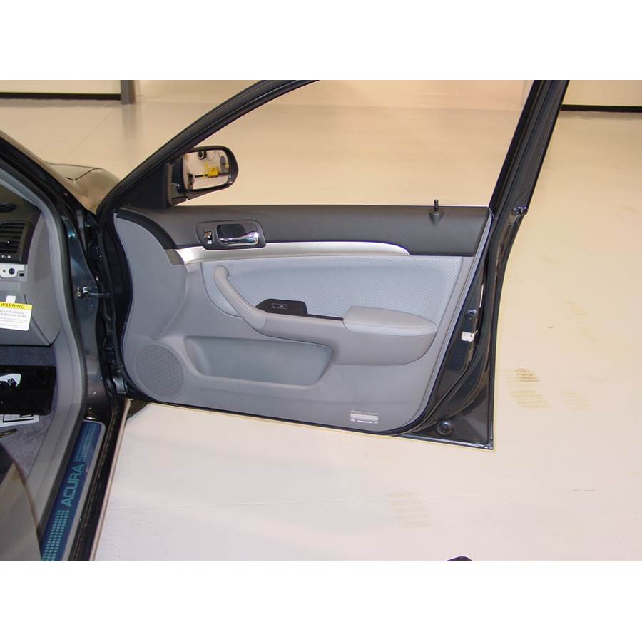 2005 Acura TSX Front door speaker location