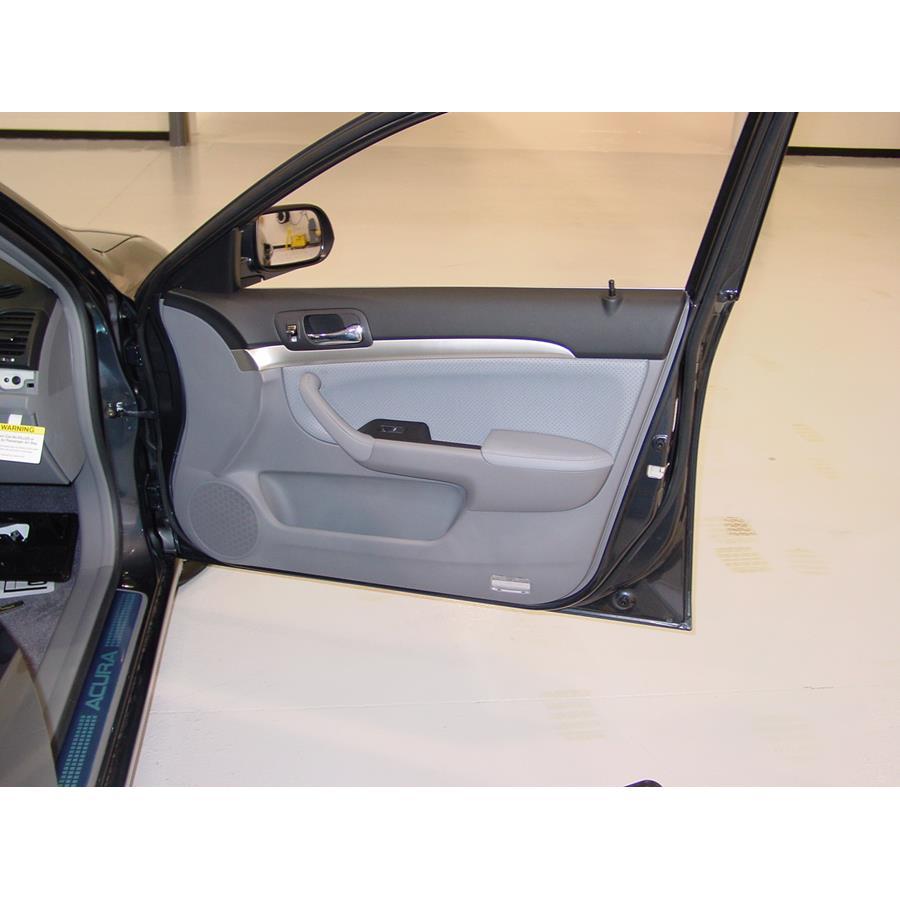 2008 Acura TSX Front door speaker location