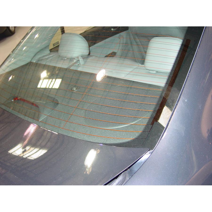 2008 Acura TSX Rear deck speaker location