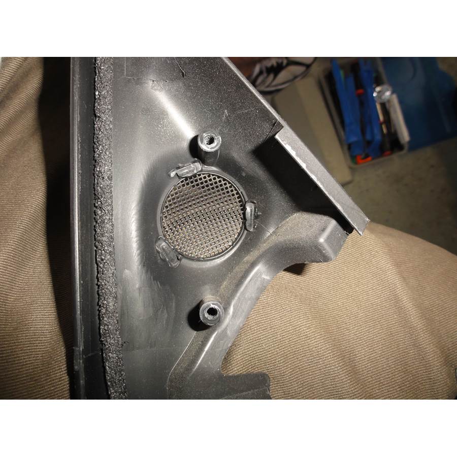2005 Acura RL Front door tweeter removed