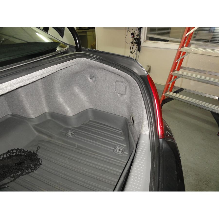 2008 Acura RL Factory amplifier location