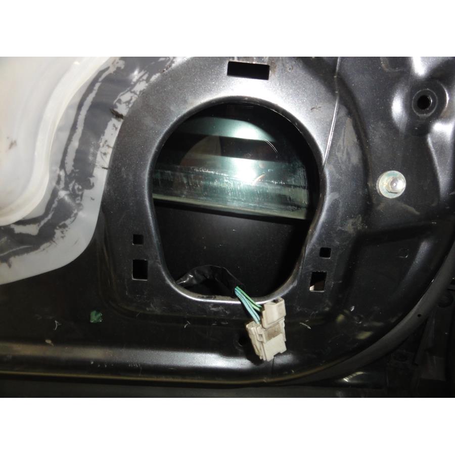2008 Acura RL Front door woofer removed