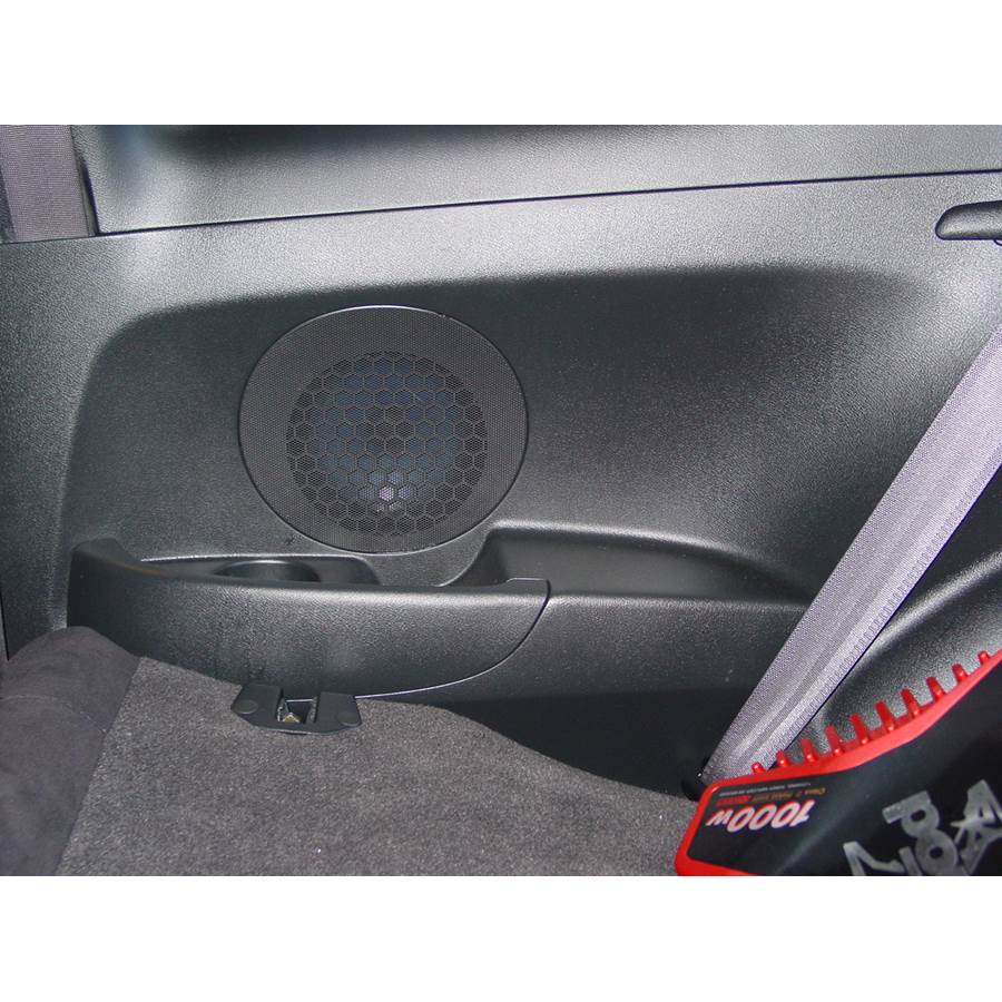 2002 Acura RSX Rear side panel speaker location