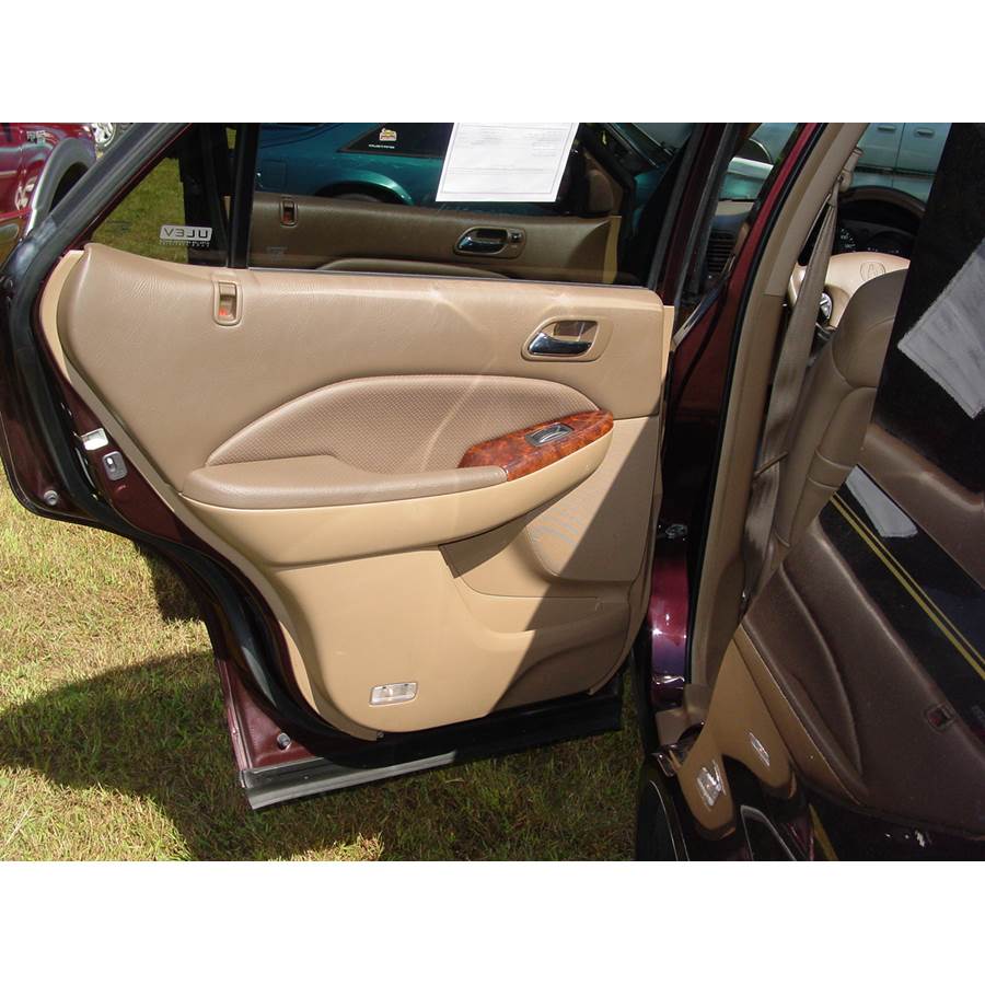 2001 Acura MDX Rear door speaker location