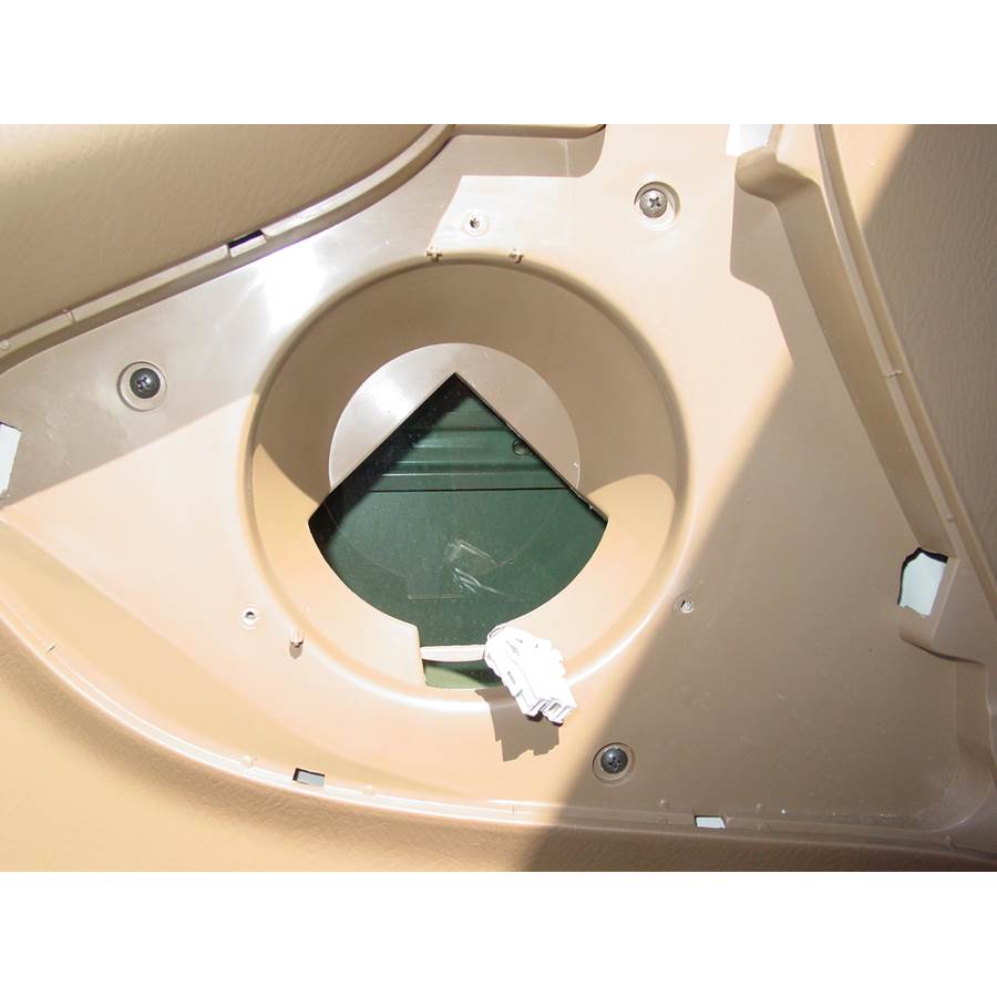 2004 Acura MDX Front door woofer removed