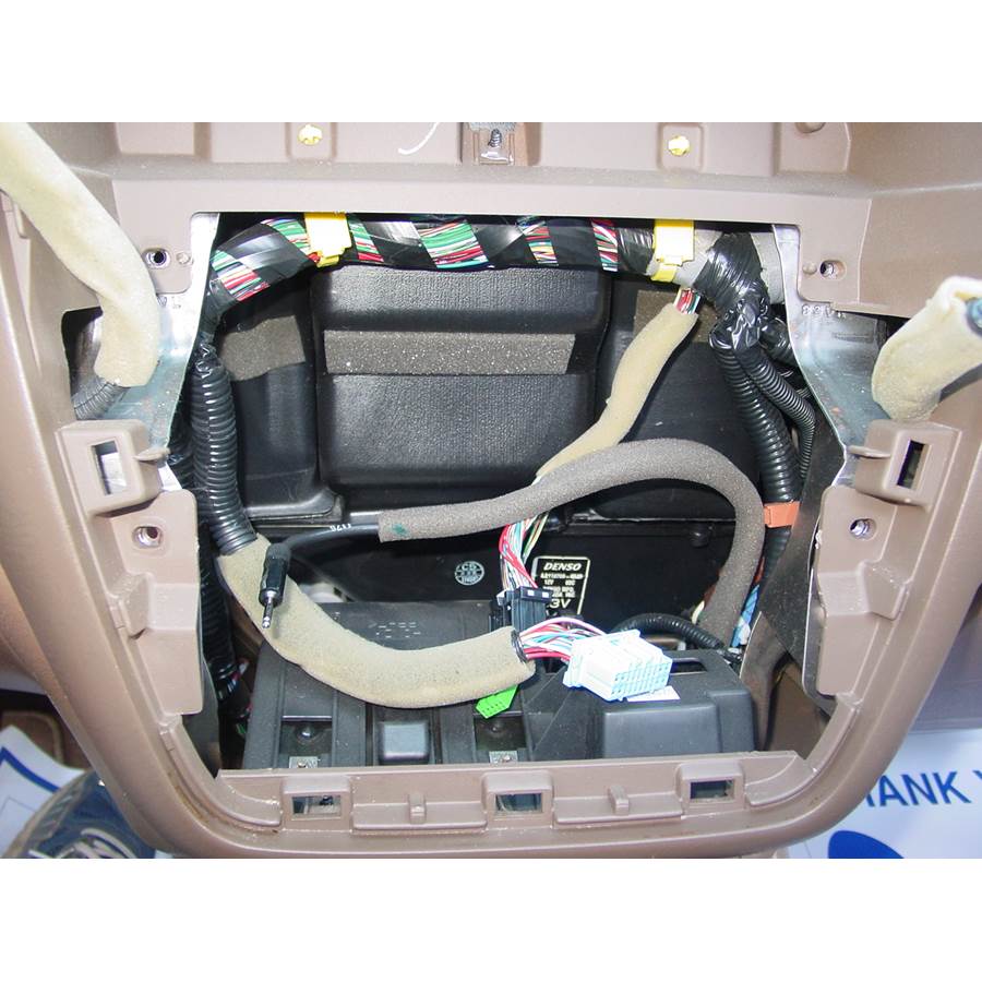 2004 Acura MDX Factory radio removed
