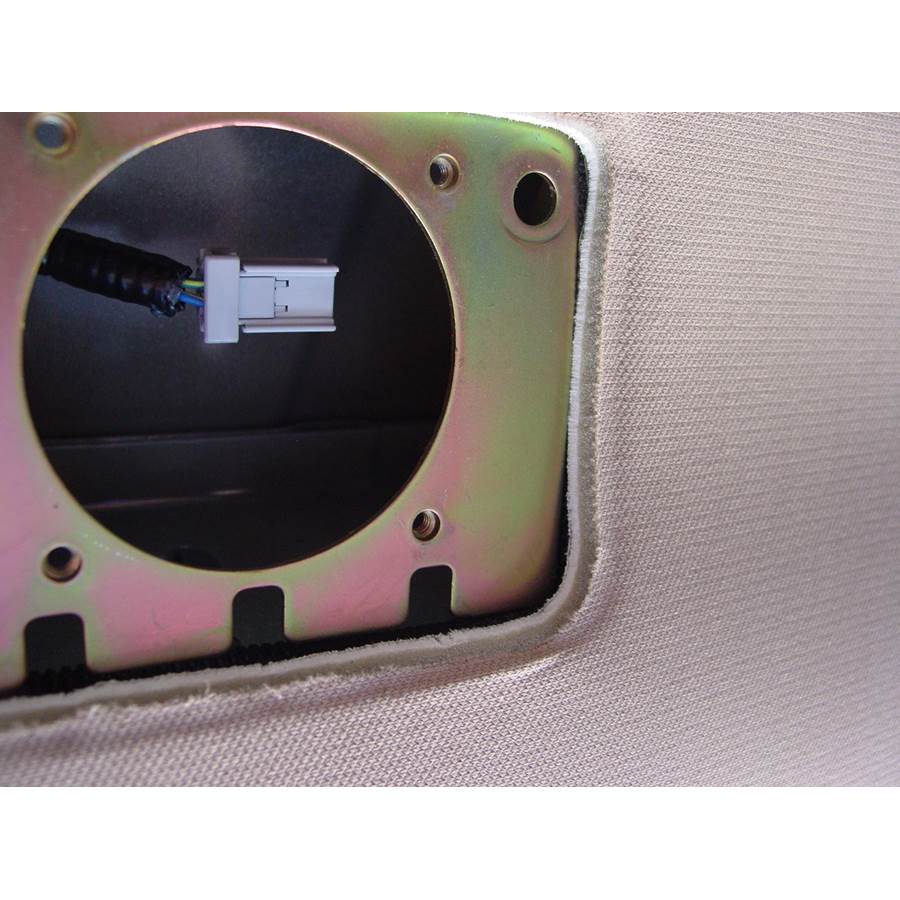 2004 Acura MDX Rear roof speaker removed