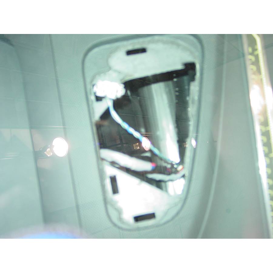 2004 Acura 3.2TL Center dash speaker removed