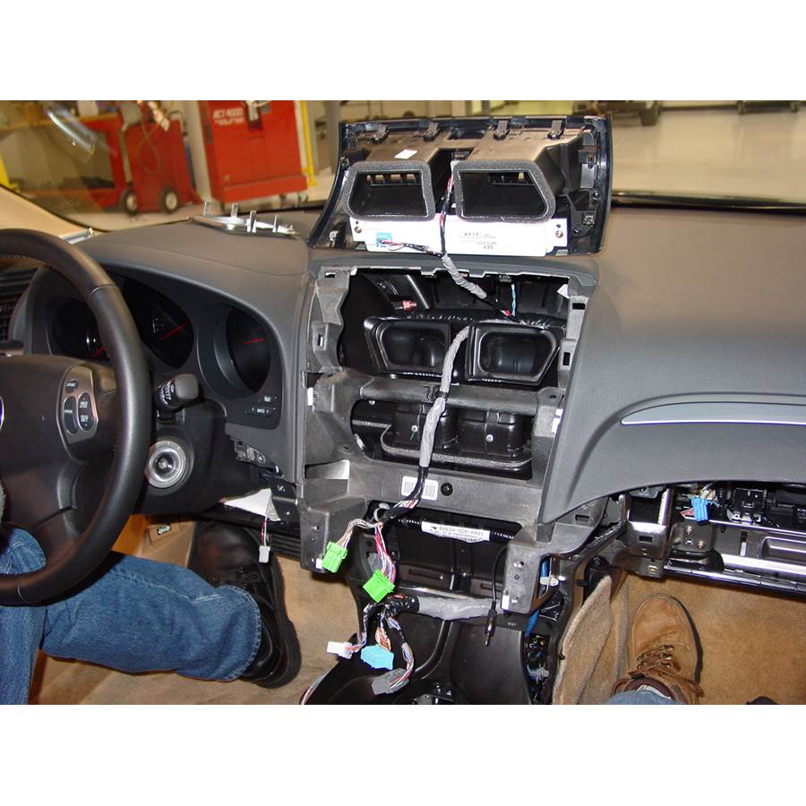 2005 Acura 3.2TL Factory radio removed