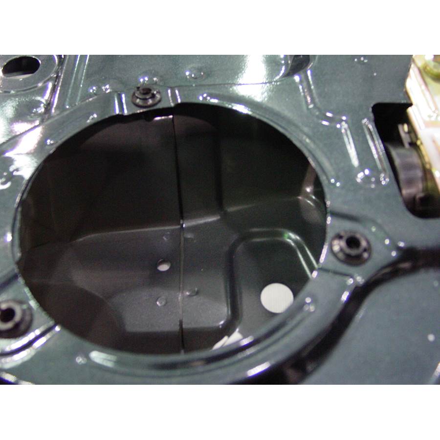 2005 Acura 3.2TL Rear deck speaker removed
