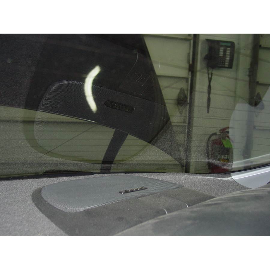 2001 Acura 3.2CL Rear deck speaker location