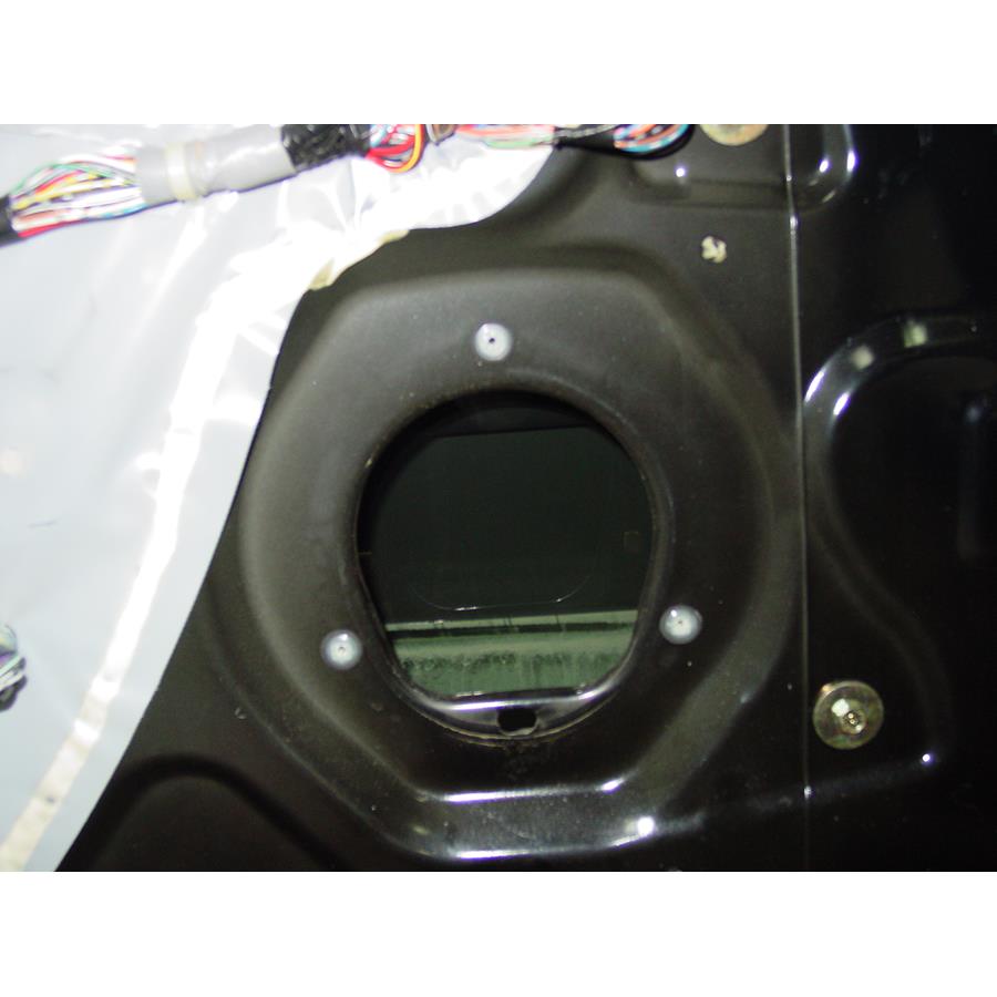 2003 Acura 3.2CL Front door woofer removed