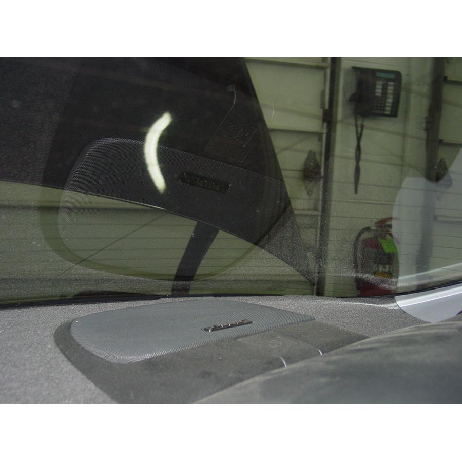 2003 Acura 3.2CL Rear deck speaker location
