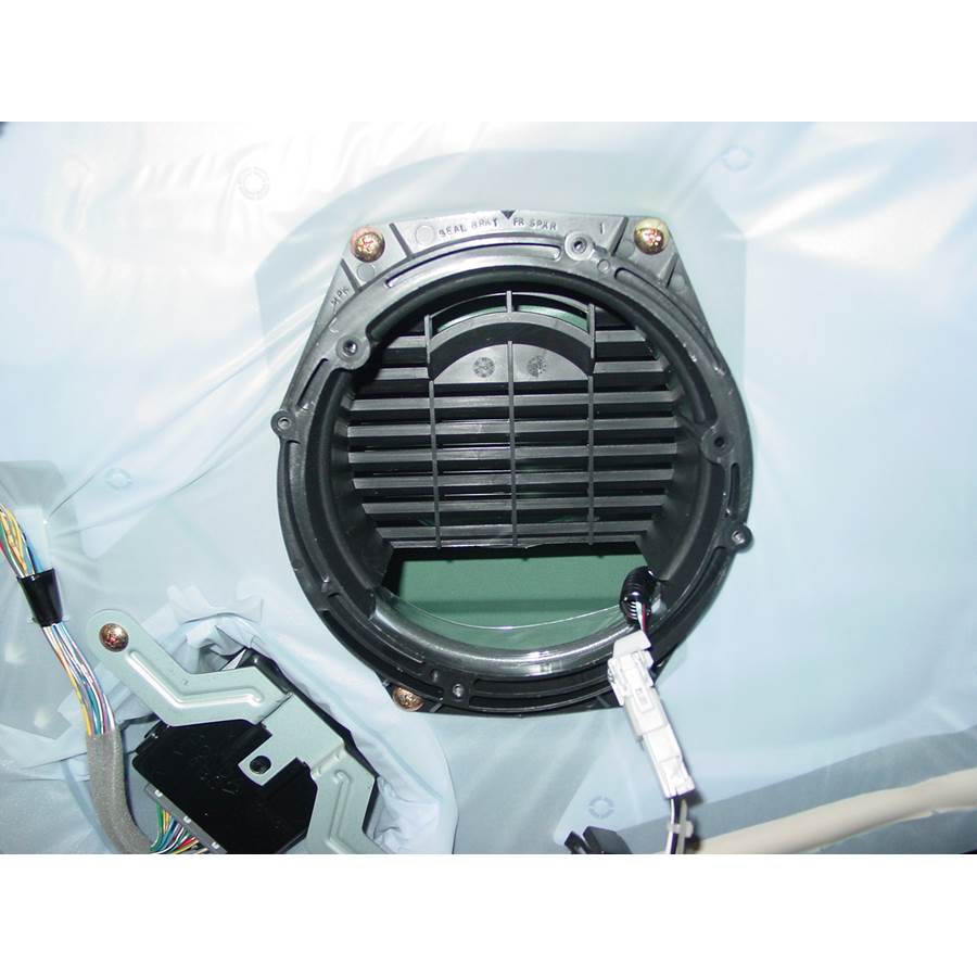 2003 Acura 3.5RL Front door woofer removed