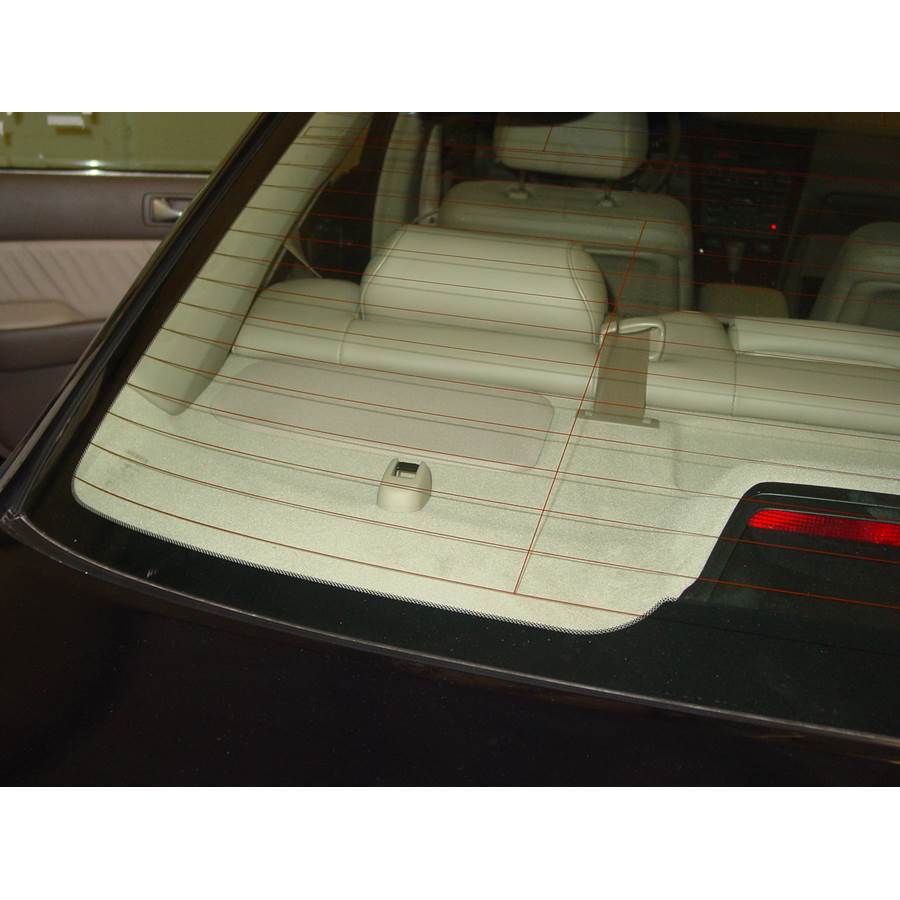 2001 Acura 3.5RL Rear deck speaker location