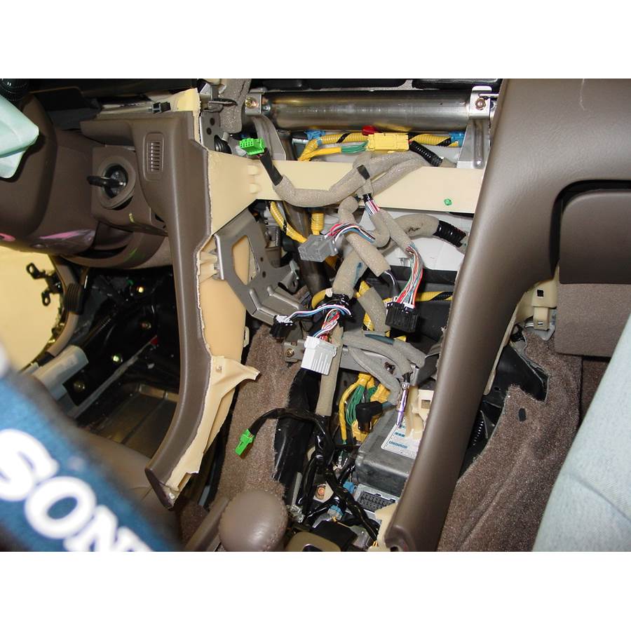 2003 Acura 3.5RL Factory radio removed