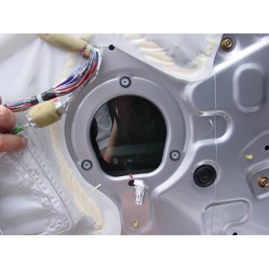 2002 Acura 3.2TL Front speaker removed