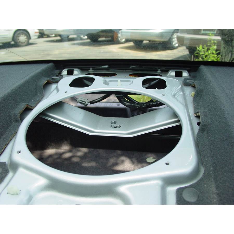 1999 Acura 3.2TL Rear deck center speaker removed