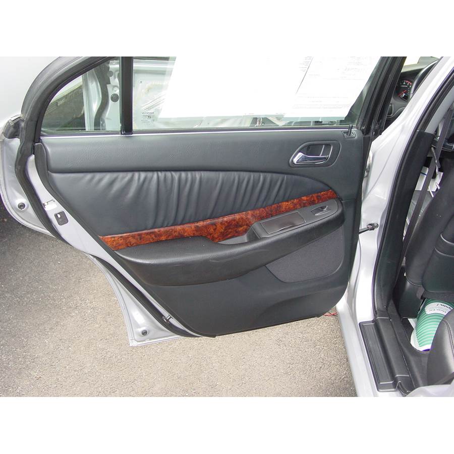 2001 Acura 3.2TL Rear door speaker location