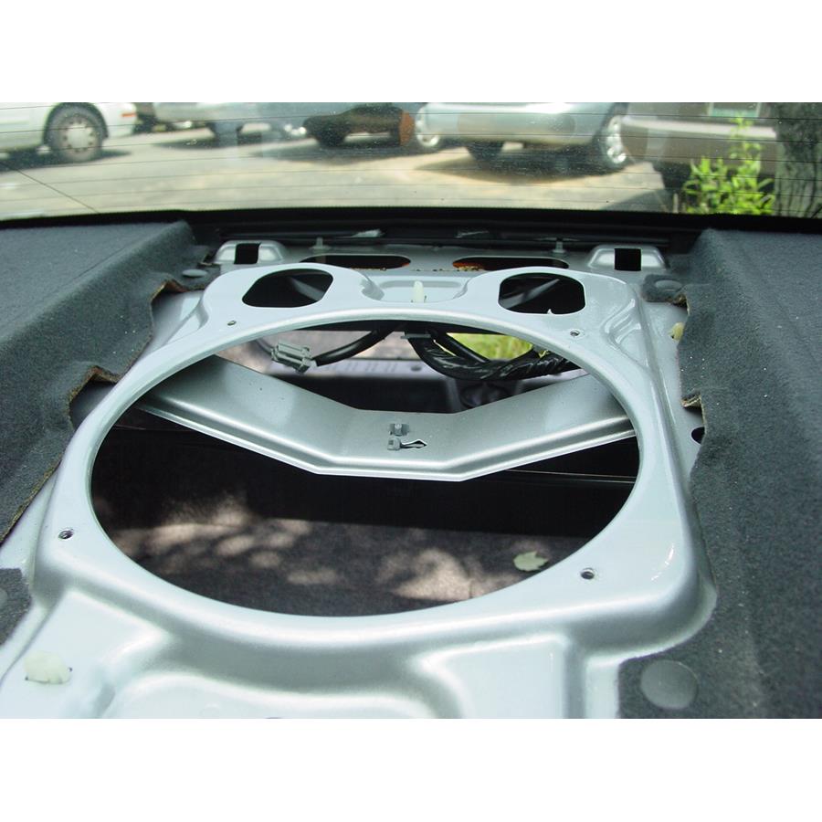 2003 Acura 3.2TL Rear deck center speaker removed