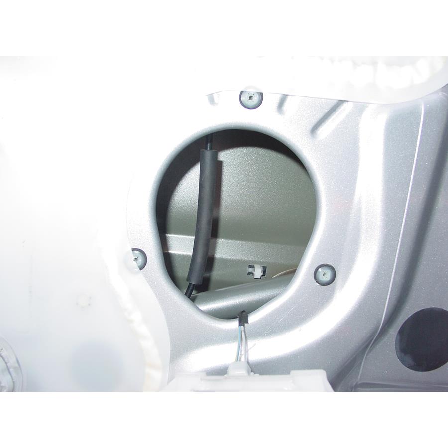 2003 Acura 3.2TL Rear door speaker removed
