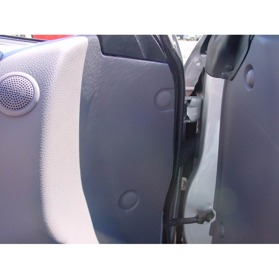 2002 Toyota Celica Front door tweeter location