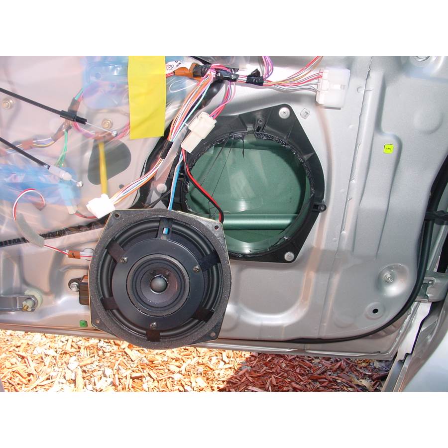 2004 Toyota Celica Front door woofer removed