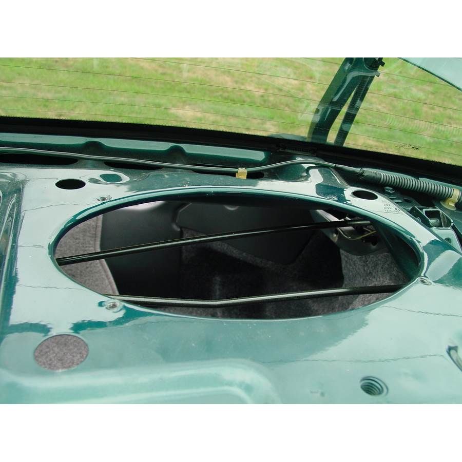 1998 Acura 3.0CL Rear deck speaker removed