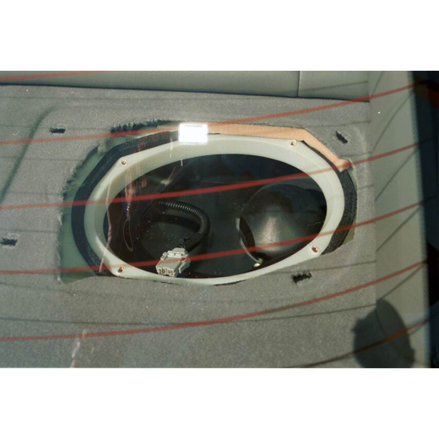 1996 Acura 3.5RL Rear deck speaker removed