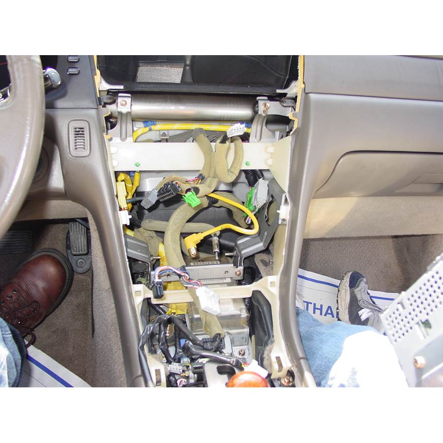 1997 Acura 3.5RL Factory radio removed